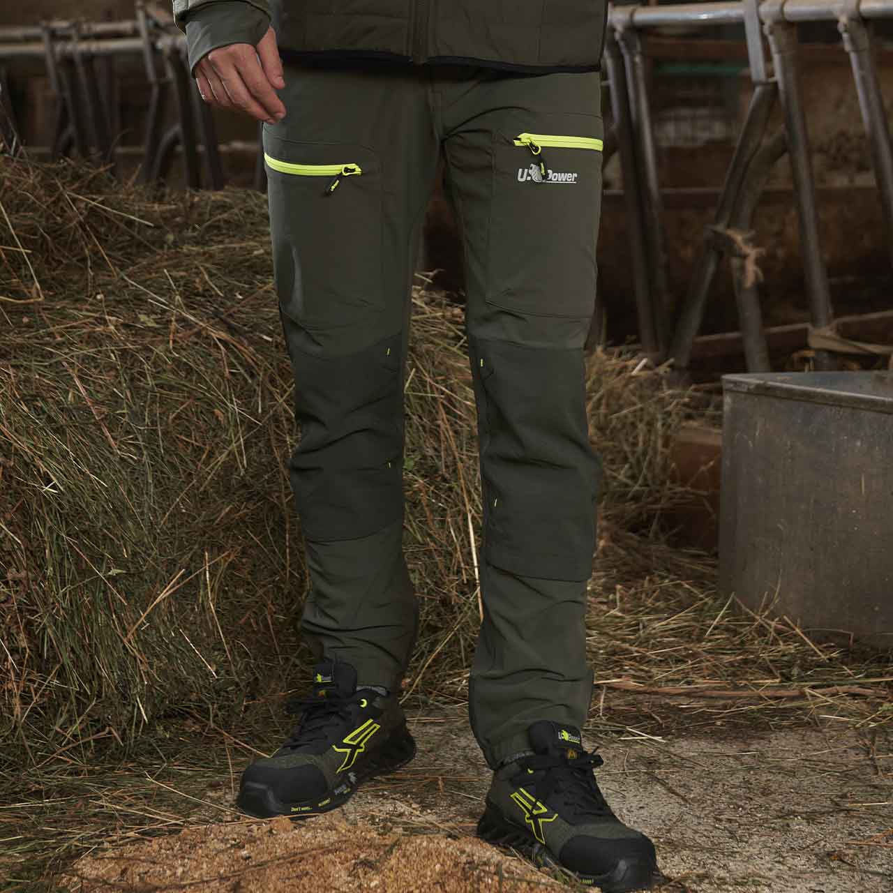 Horizon dark Green Pantaloni U-Power