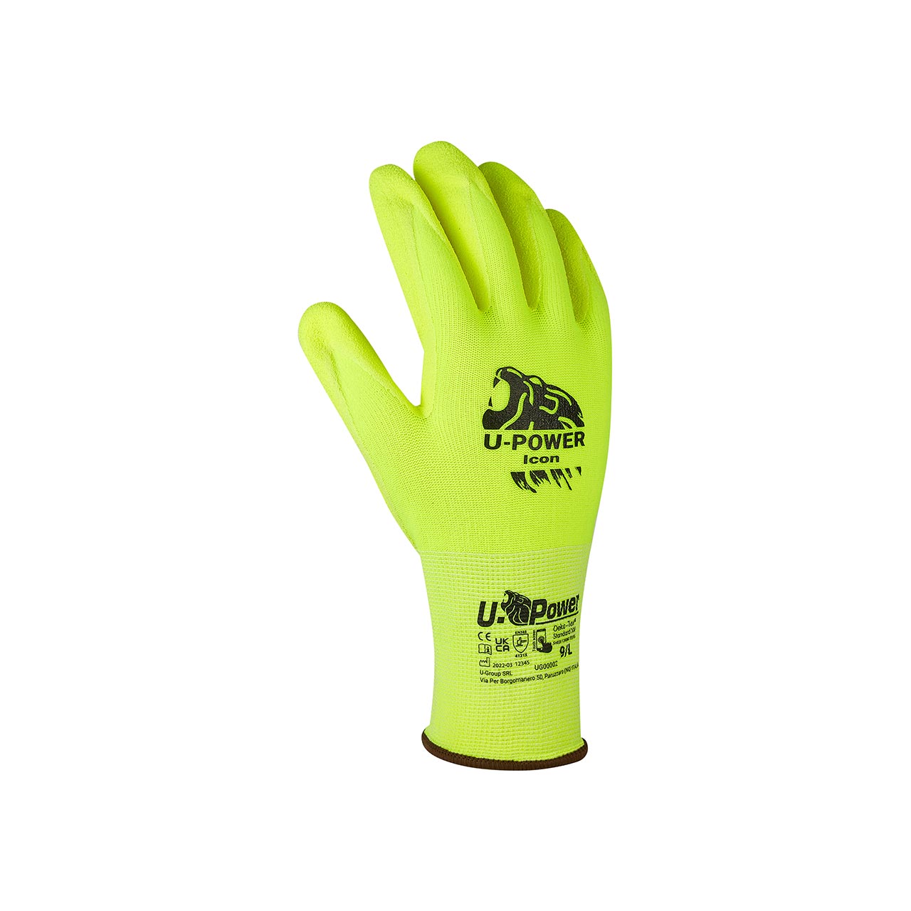 Guanto Icon giallo fluo U-Power